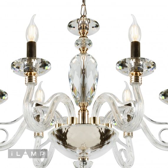 Подвесная люстра iLamp Modo P2328-6 GD, изображение 3