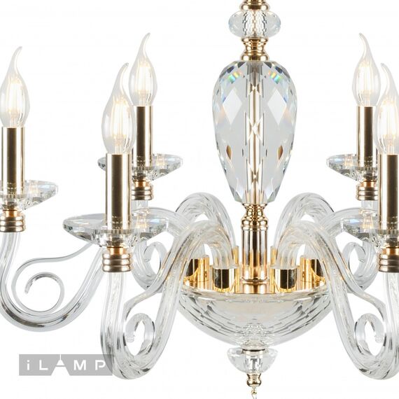 Подвесная люстра iLamp Modo P2328-6 GD, изображение 4