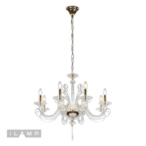 Подвесная люстра iLamp King P9372-8 GD, изображение 2