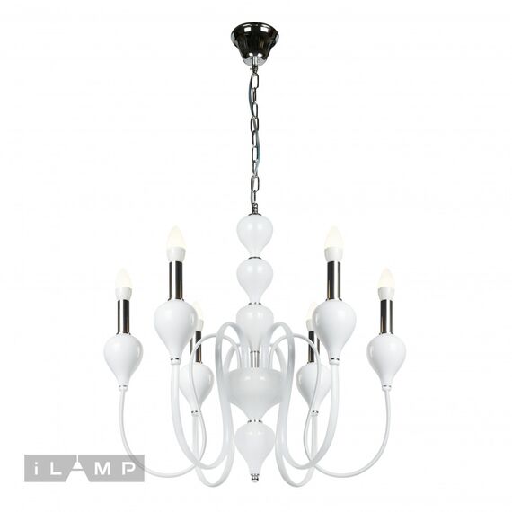 Подвесная люстра iLamp Lady 88003-6 WH, изображение 2