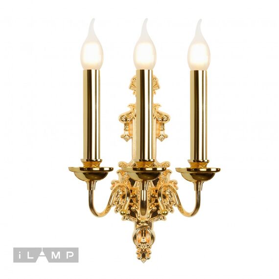 Бра iLamp Louvre B8551-3W GD