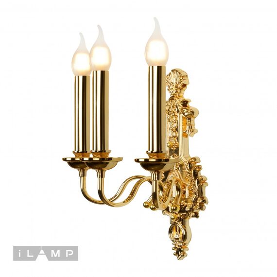 Бра iLamp Louvre B8551-3W GD, изображение 2