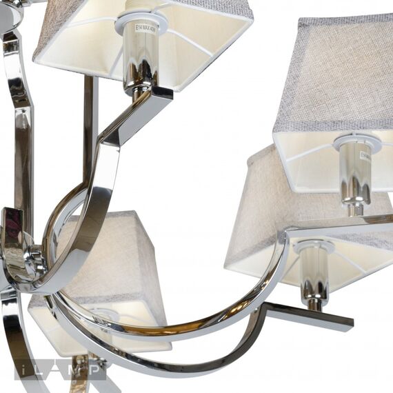 Подвесная люстра iLamp Hilton 6943-8 CR, изображение 3