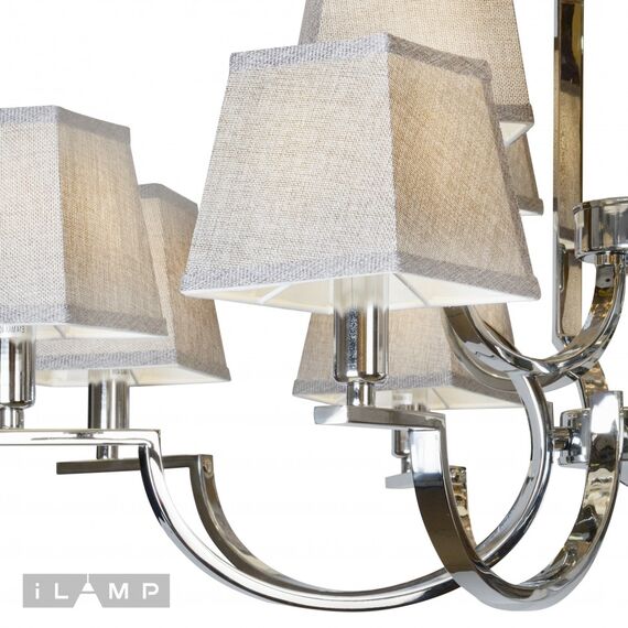 Подвесная люстра iLamp Hilton 6943-8+4 CR, изображение 2