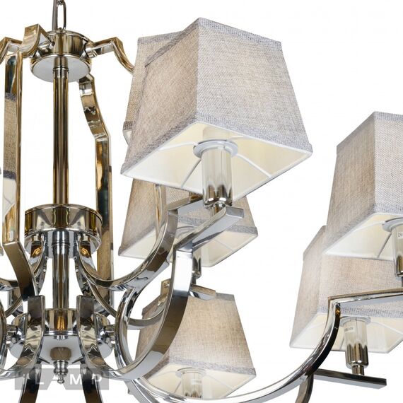 Подвесная люстра iLamp Hilton 6943-8+4 CR, изображение 3