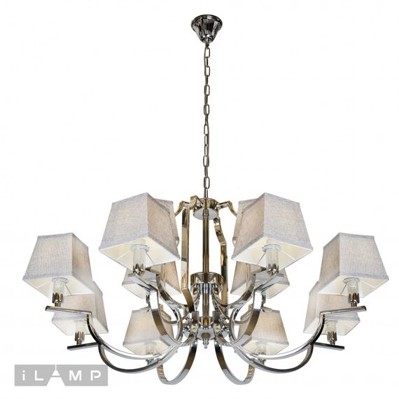 Подвесная люстра iLamp Hilton 6943-8+4 CR, изображение 4