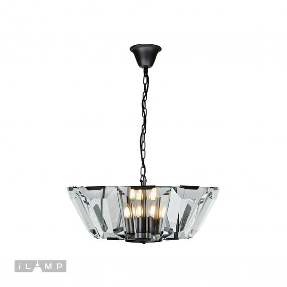 Подвесная люстра iLamp Panorama 6107-600 BK, изображение 3