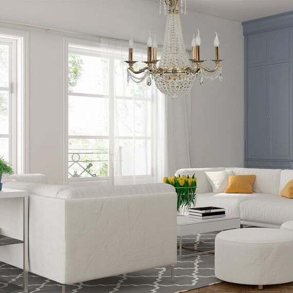 Подвесная люстра Arti Lampadari Amelia E 1.6.6.502 GB, изображение 6