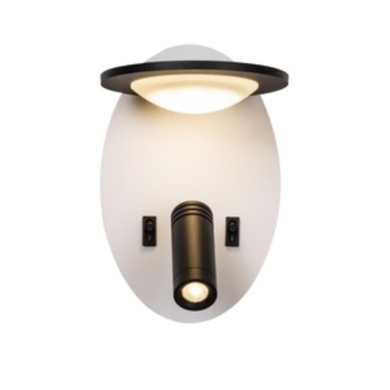 4065-2W, настенный светильник, D150xW130xH200, 1xLEDx3W + 1xLEDx5W, 640LM, 4000K, included, switch, USB