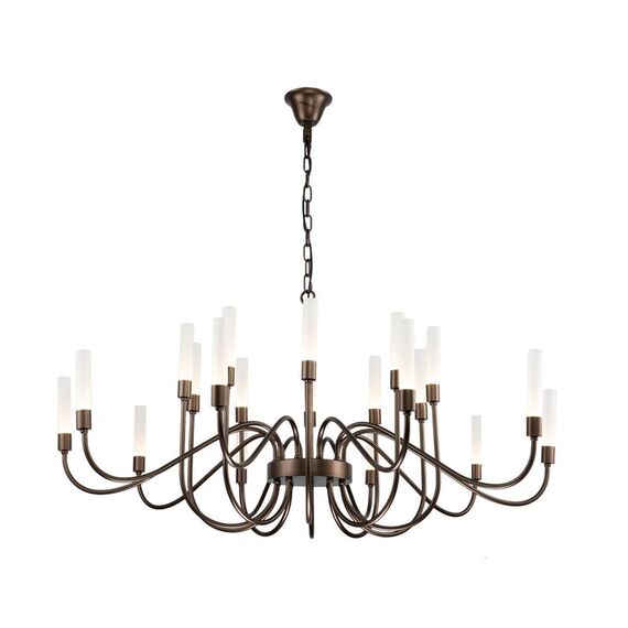 3014-20P, подвесная люстра, D1200xH680/1680, 20xG9LEDx7W, 4900LM, 3000K, included