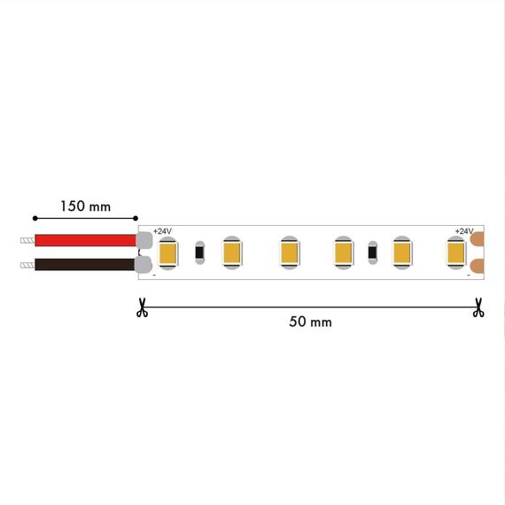 2001-41020, лента светодиодная, 5M, SMD2835, 9.6W/m, 4000K, IP20