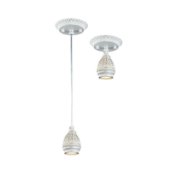 1585-1P, люстра 2в1, D100xH130/1146, 1xGU10LEDx5W,250LM, 3000K, included
