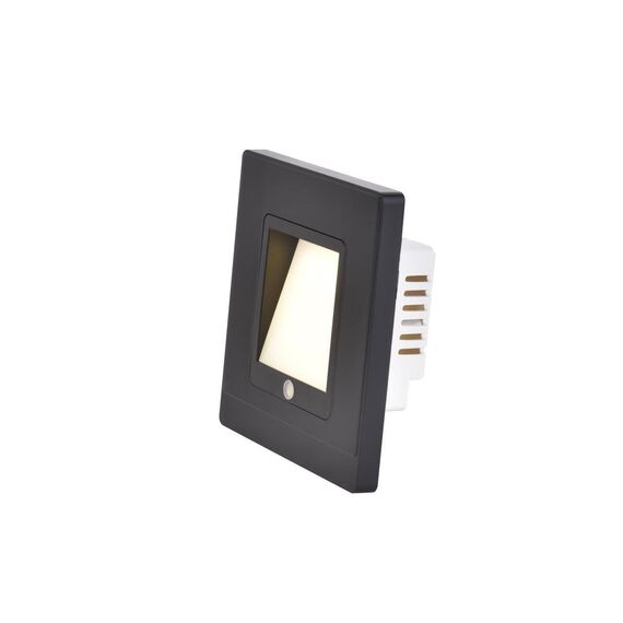 4046-1W, настенный светильник, D30xW86xH86, LEDx1W, 20LM, 3000K, IP20, included, sensor
