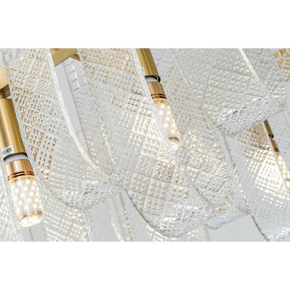 Подвесная люстра Belfast Severn 6601-950 BR CL Латунь / Стекло, изображение 5