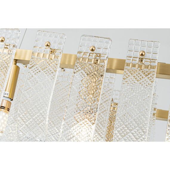 Подвесная люстра Belfast Severn 6601-950 BR CL Латунь / Стекло, изображение 6