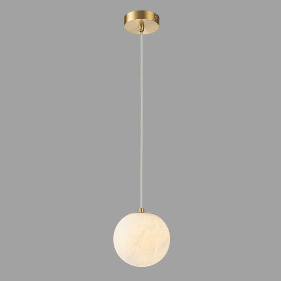 Подвесной светильник Belfast Ravenhill 3271A BR MB Латунь / Камень, изображение 3