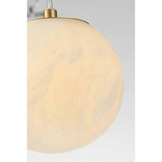 Подвесной светильник Belfast Ravenhill 3271A BR MB Латунь / Камень, изображение 5