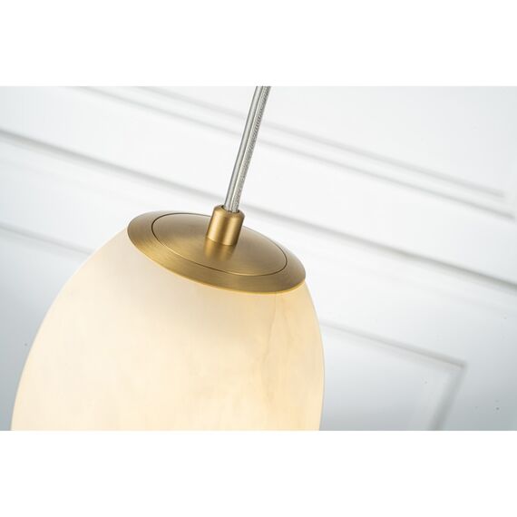 Подвесной светильник Belfast Ravenhill 3271B BR MB Латунь / Камень, изображение 6