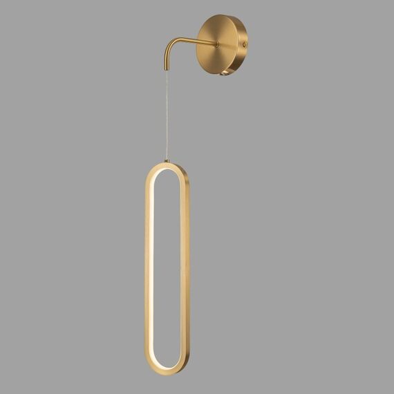 Светильник настенный Belfast Nevis86226C-1W BR Латунь, изображение 6