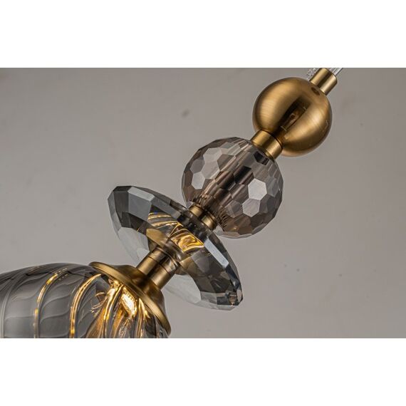 Светильник подвесной Belfast Herbison A1933 / A / A3 GR GL Золотой / Стекло / Серый, изображение 6