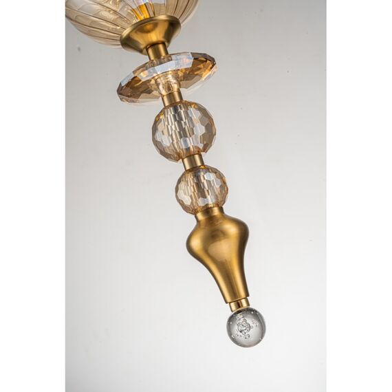 Светильник подвесной Belfast Herbison A1933 / D / A3 CA GL Золотой / Стекло / Янтарный, изображение 5