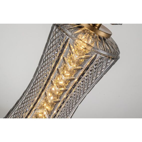 Светильник подвесной Belfast Herbison A1952 / A3 GR GL Золотой / Стекло / Серый, изображение 5