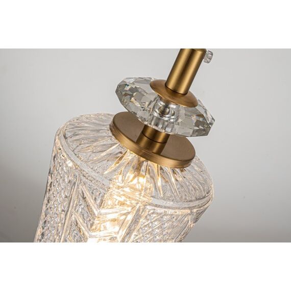 Светильник подвесной Belfast Herbison A1952 CL GL Золотой / Стекло / Прозрачный, изображение 5