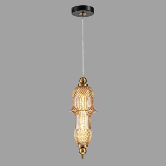 Светильник подвесной Belfast Herbison A1953 / A / A3 CA GL Золотой / Стекло / Янтарный, изображение 4