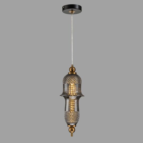 Светильник подвесной Belfast Herbison A1953 / A / A3 GR GL Золотой / Стекло / Серый, изображение 3