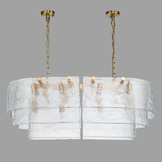 Люстра подвесная Belfast Erskine 22352 / 1000 / 12 GL CL Золотой / Стекло, изображение 4