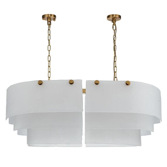 Люстра подвесная Belfast Erskine 22352 / 1000 / 12 GL MT Золотой / Матовое Стекло, изображение 2