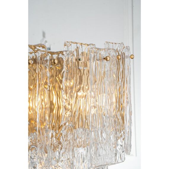 Настенный светильник Belfast Harland 6315-B BR CL Латунь / Стекло, изображение 5