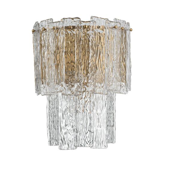 Настенный светильник Belfast Harland 6315-B BR CL Латунь / Стекло, изображение 2