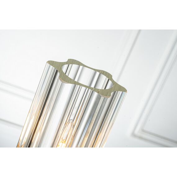 Настенный светильник Belfast Malone 6035-1 BR CL Латунь / Стекло, изображение 4