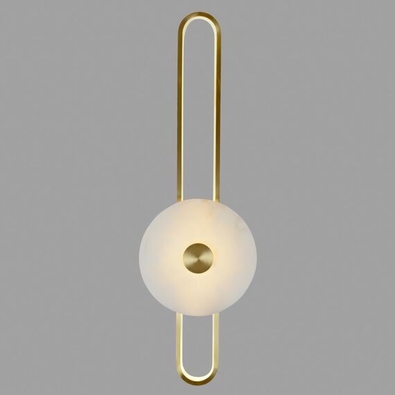 Настенный светильник Belfast Ravenhill 2276 33W 80 BR MB Латунь / Камень, изображение 5