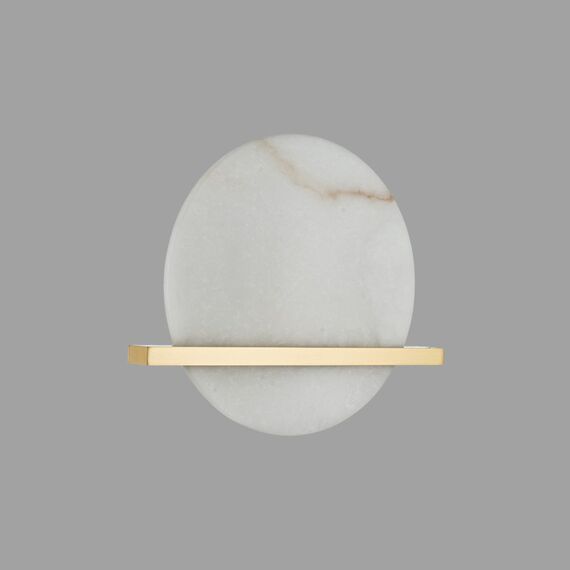 Настенный светильник Belfast Ravenhill 3219 BR MB Латунь / Камень, изображение 4