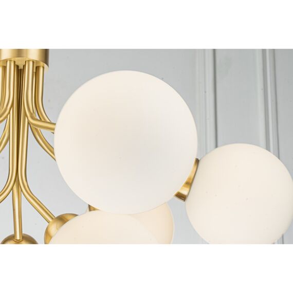 Подвесная люстра Belfast Bryson L-8130-6+3 BR GL Латунь / Стекло, изображение 5