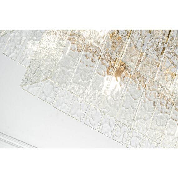 Подвесная люстра Belfast Harland 6308-10C BR CL Латунь / Стекло, изображение 6