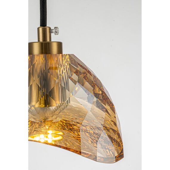 Подвесной светильник Belfast Clifton D33331-1 GL CA Янтарный, изображение 6