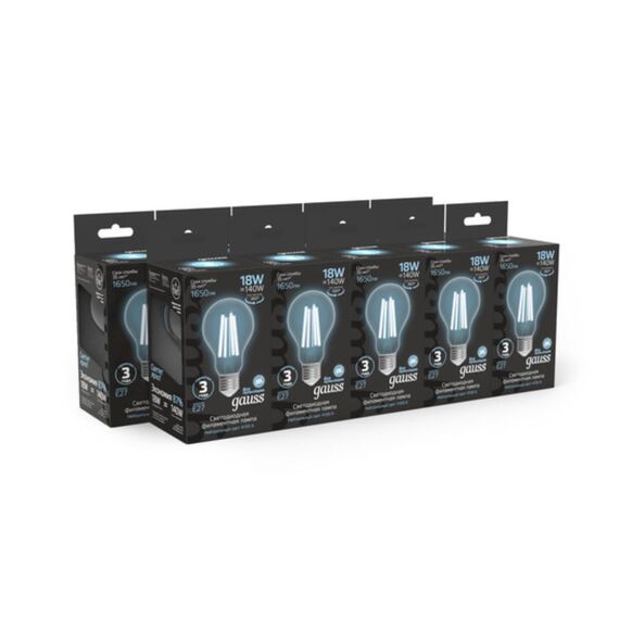 Светодиодная лампа Gauss A60 18W 1650Lm 4100K E27 102902218, изображение 3