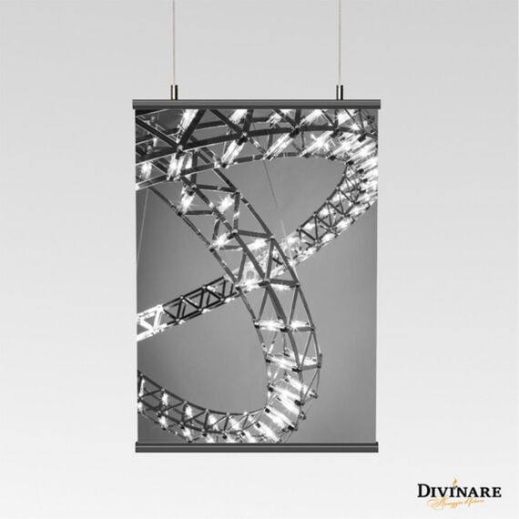 Подвесная люстра Divinare GALASSIA 1030/02 SP-144, изображение 3