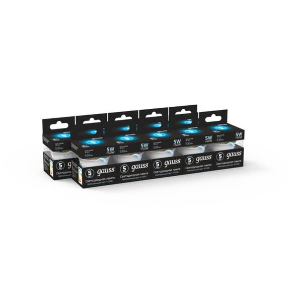 Светодиодная лампа Gauss Софит 5W 530Lm 4100K GU5.3 101505205-D, изображение 5