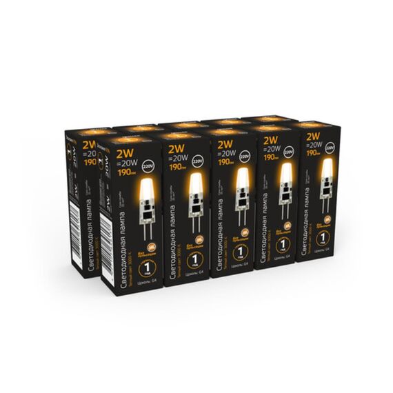 Светодиодная лампа Gauss 2W 190Lm 2700K G4 107707102, изображение 5