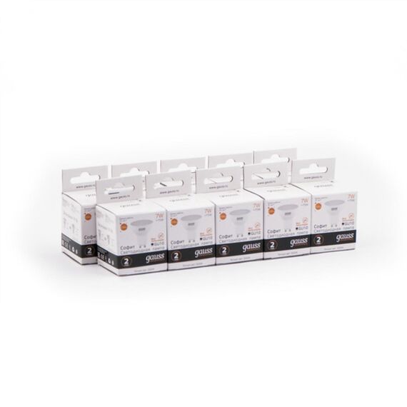 Светодиодная лампа Gauss Софит 7W 530Lm 3000K GU10 13617, изображение 5