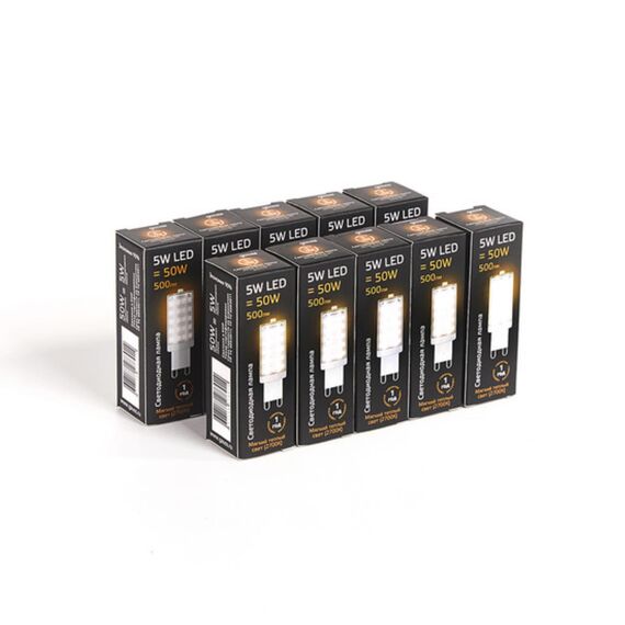 Светодиодная лампа Gauss 5W 500Lm 2700K G9 107309105, изображение 5