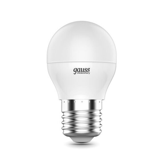 Светодиодная лампа Gauss Шар 8W 540Lm 4100K E27 53228, изображение 2