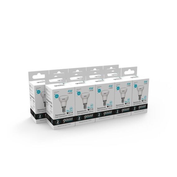 Светодиодная лампа Gauss Рефлекторная 4W 300Lm 4100K E14 63124, изображение 5