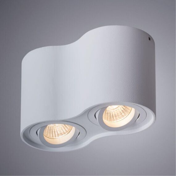 Точечный накладной светильник Arte Lamp FALCON A5645PL-2WH, изображение 2