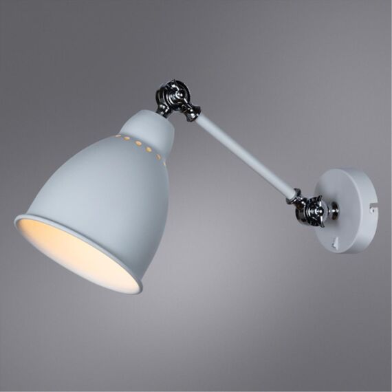 Бра Arte Lamp BRACCIO A2054AP-1WH, изображение 2