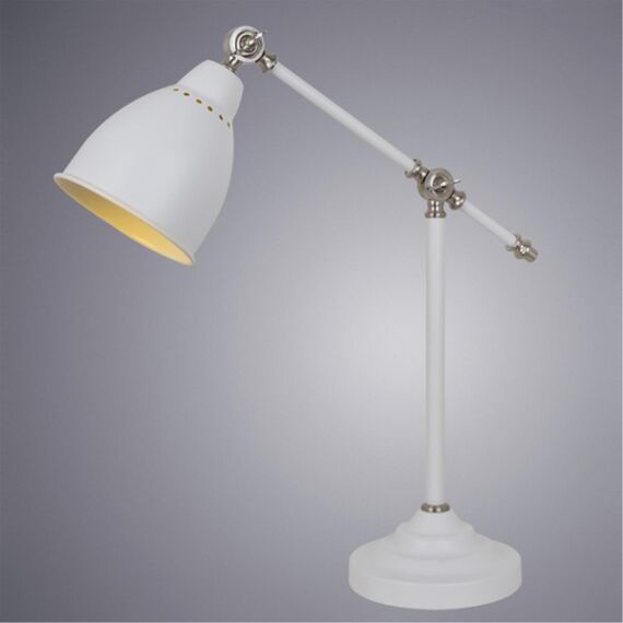 Офисная настольная лампа Arte Lamp BRACCIO A2054LT-1WH, изображение 2